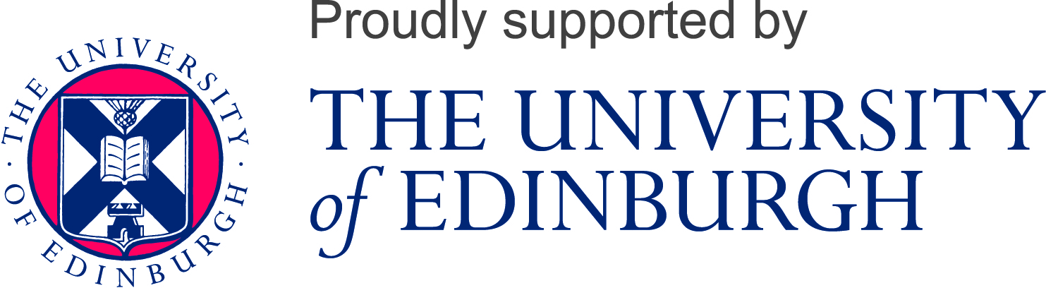 Proudly supported by The University of Edinburgh